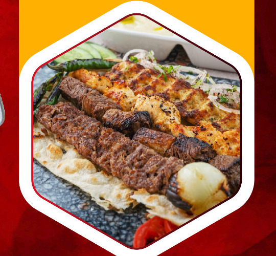 Assorted grilled tikka and kababs